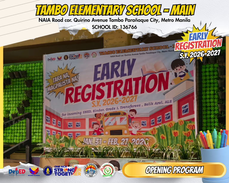 Early Registration Kick-Off Program